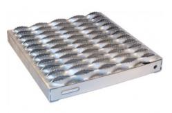 China Safety Walkway Steel Grating With 2 Noses To Be Closed Roof supplier