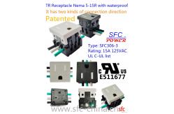 China Tamper Resistant 125V 15A American Plug Socket supplier