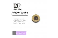 China 16L Coconut Bulk Buttons 4 Holes With Square Engraved Design supplier