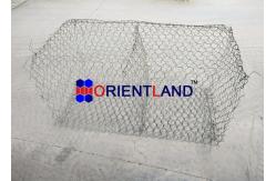 China Triple Twisted PVC Coated Gabion Wall Baskets 100x120mm supplier