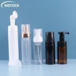 Custom 100/120/150/200/250ml Pet Foaming Soap Pump Bottle Plastic Cosmetic Foam Pump Facial Cleanser for sale