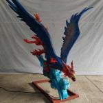 Eco friendly Realistic Animatronic Animals chinese mythical animal Jingwei for sale