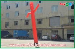 China Inflatable Waving Man Orange 5m Inflatable Dancing Man / Dancing Balloon Man Customized supplier