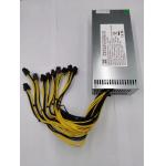 2U 2000W Asic Miner Power Supply With 10x6PIN Connectors Output for sale