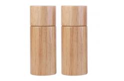 China Household Spice Storage Containers Gadget Rubber Wood Pepper Grinder supplier