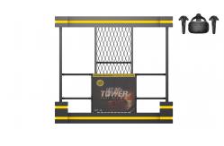 China 7.29 Square Meter Virtual Reality Tower Shooting Game Simulator supplier