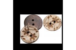 China Natural Coconut Button Layered Pattern supplier
