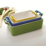 Microwave Safe Stoneware Ceramic Bakeware Sets Eco Friendly With Handle for sale