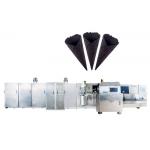 Gas System Cone Wafer Production Line With Cast Iron Baking Plates Texture for sale