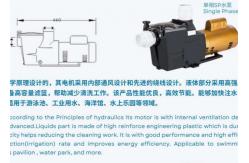 China 2023 SP1005  1HP Swimming Pool Water Pumps For Swimming Pool Using supplier