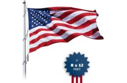 China 100% Polyester Giant Flag Screen Printed Outdoor Indoor Custom supplier