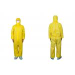 CAT.III Type 3B Disposable Medical Protective Coverall Waterproof With 3-pieces Hood for sale