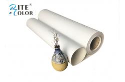 China Digital Printing Cotton Fabric , Large Format 320gsm Printable Canvas Paper supplier