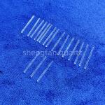2.1mm Diameter Quartz Glass Rod Frosted Transparent for sale