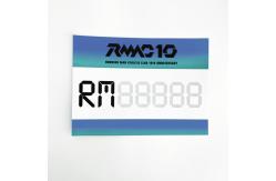 China Tyvek Race Bib Numbers 210mm Screen Printed Customizable supplier