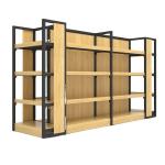 Record Tiered Solid Wood Display Shelving For Walls Merchandise for sale