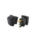 Rocker Switch 3 Pin SPST ON OFF Car Dashboard Marine Boat Switch