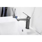 1 Hole Counter Top Wash Basin Taps 13L/Mins Hot Cold Water Desk Mounted for sale