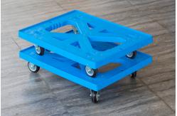 China Impact - Resistance Large Plastic Moving Trolley Loading Capacity 225kg supplier