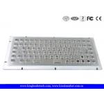 Stainless Steel 64 Keys Industrial Mini Keyboard IP65 Water Resist for sale