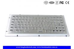 China 86 Keys Stainless Steel Panel Mount Keyboard With 12 Function Keys supplier