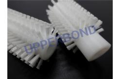 China Cigarette Machine White Soft Nylon Plastic Short Brushes supplier