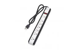 China 7 outlet Power Strip and Extension Socket With 15A Circuit Breaker Surger Protector supplier