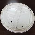 Single Cavity Plastic Electronic Parts Injection Molding lampshade Lower Cover ISO9001 for sale