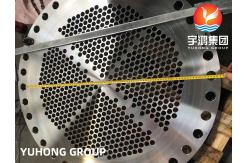 China ASME SA182 F316L SS Baffle Tubesheet For Heat Exchanger , Placa Caldera supplier
