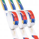 Security Custom Disposable Wristbands . Tearproof Tyvek Paper Wristbands for sale