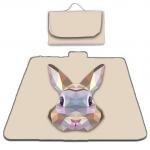 Foldable Picnic Floor Mat , Outdoor Picnic Blanket Waterproof Backing for sale