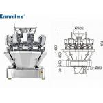 180P/M 18 Head Multihead Weigher With Step Motor Driving System for sale
