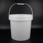 Oil Glue Lubricant Bucket Packaging Thick 18L Yellow Color for sale