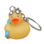 Funny Mini Rubber Ducks Shaped Toy Soft PVC Rubber Duck Keychain 5 Inch