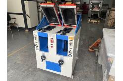 China Double Station Sole Pressing Machine Semi-Auto Shoe Attaching Press Machine supplier
