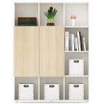 1200mm Melamine Office Furniture File Storage Cabinet  2 Doors Vertical Decorative File Cabinets for sale