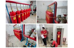 China Clean Agent Hfc 227ea Fire Suppression System Fire Fighting Equipment For Warehouse supplier