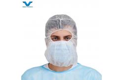 China Non-Woven Polypropylene Balaclava Hood Caps with CE Certificate and Breathable Design supplier