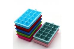 China Easy Release 15 Cavity Non Stick Silicone Ice Cube Tray supplier