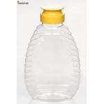 Wholesale Factory Price 375ml Special Plastic Honey Jar And Spoon Plastic Bottles For Honey for sale