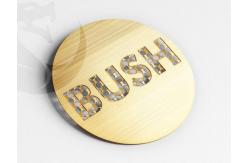 China Gold Plated Printable Metal Business Cards With Brush Effect Different Background supplier