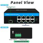 8 Port Gigabit Switch Industrial Ethernet Switch IP40 OEM Factory