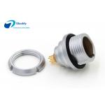 Assembled inside receptacle Lemo K Series EEG 7 pin rear panle install socket