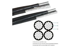 China Aluminum ABC Cable XLPE PVC Insulated 4*16mm2 ABC Cable supplier