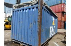China Open Top 2nd Hand Shipping Containers Steel Material 40 Foot supplier