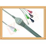 Copper Kontron ECG Patient Cable 12 Pin 5 Leads Aluminum Foils Shielding for sale
