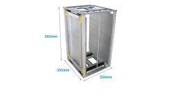 China Automatic SMT Magazine Rack Loading Screw Adjustable ESD Magazine Rack supplier