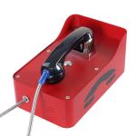 Red Rugged Handset 3G/GSM Vandal Proof Telephone One Button IP54-IP65 For Emergency for sale