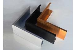 China Anodised Customized 6005 T66 Industrial Aluminium Profile Tv Frame / Photo Snap Frame supplier