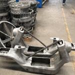 Motorcycle Frame ADC3 Aluminum Alloy Casting CNC Machining CNC Milling for sale